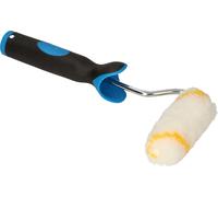 KOTARBAU® Rouleau À Peinture Fil D’Or 100 mm Avec Poignée En Caoutchouc Rouleau Pour Peindre Brosse Pour L'application De Peintures De Vernis De Résine Pour La Rénovation