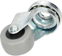 KOTARBAU® Roulettes de meuble Ø 30mm Adaptées à tous les types de sols Roulettes pivotantes Roulettes en caoutchouc Robuste Roulettes de transport Roulettes de canapé Roulettes coulissantes Roulettes