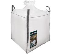 KOTARBAU® Sac Big Bag Vide, Bigbag, Big Bag Bois, Big Bag Gravat, Big Bag Jardin, Sac Gravat Chantier 90 x 90 x 160 cm 1000 kg avec trémie de vidange