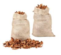 KOTARBAU® Sacs en toile de jute pour le jardin pour compost et autres déchets 95 x 45 cm - Sacs en toile de jute écologique (lot de 2)