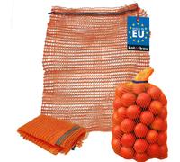 KOTARBAU® Sacs raschel de pommes de terre 40 x 60 cm Sacs à fruits 15 kg Filet à légumes en polypropylène Sac de conservation pour oignons Pommes de terre Légumes Orange