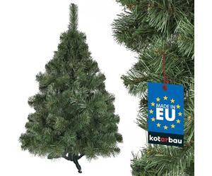 KOTARBAU® Sapin de Noël artificiel - 100 cm - Pin - Avec support en plastique - Imitation véritable - Sapin de Noël