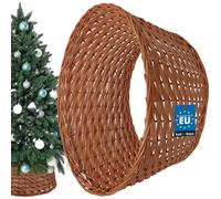 KOTARBAU® Sapin de Noël Rock en osier Ø 60 cm, couleur naturelle Support pour sapin de Noël en rotin naturel, corbeille pour sapin de Noël, housse pour sapin de Noël, pied pour sapin de décoration
