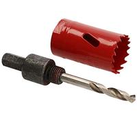 KOTARBAU Scie cloche 29 mm HSS avec foret de centrage, fraise cloche, couronne de scie circulaire pour métal, acier inoxydable, bois, plastique