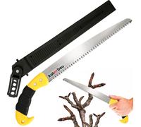 KOTARBAU® Scie de jardin 300 mm Scie à main Scie à arbre Scie à bois pour scier les branches d'arbres