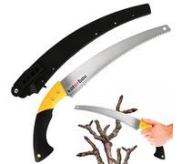 KOTARBAU Scie de jardin 320mm scie à main arrondie scie à bois scie à bois pour scier des branches d'arbres