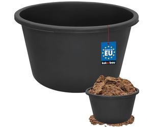 KOTARBAU® Seau à mortier Rond Noir 90 L