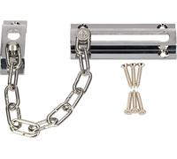 KOTARBAU® Serrure à chaîne de porte argentée soudée Limiteur de porte Serrure de porte support de chaîne Protection contre l'effraction Verrouillage secondaire Serrure supplémentaire verrouillable