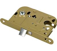 KOTARBAU Serrure à larder - 72/45 mm - DIN gauche/droite - Cylindre profilé universel - Serrure de porte - En acier revêtu par pulvérisation - Laiton robuste