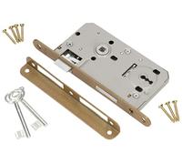 KOTARBAU® Serrure à larder pour porte intérieure 72/50 mm, version Buntbart universelle, droite et gauche