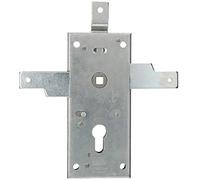 KOTARBAU® Serrure de garage 60 mm en acier - Serrure de porte de garage - Cylindre profilé pour portes basculantes - Fermeture de portail