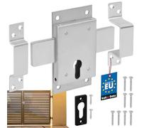 KOTARBAU Serrure de porte 160 mm pour cylindre profilé - Serrure à visser supplémentaire