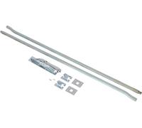 KOTARBAU® Serrure de porte de garage galvanisée blanche pour portes basculantes 215 cm