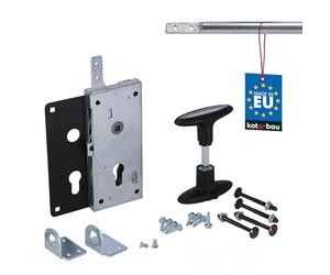 KOTARBAU® Serrure de porte de garage - Serrure de porte de garage - 5 - 400 mm - Serrure de cave - Serrure de porte professionnelle - Serrure de porte de garage - Serrure de porte de garage
