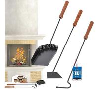 KOTARBAU Serviteur de cheminée Noir 5907465920322