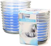 KOTARBAU® Set de 2 bougies Bougie parfumée en verre Anti-Tobacco