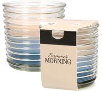 KOTARBAU® Set de 2 bougies Bougie parfumée en verre Summer Morning