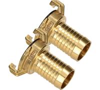 KOTARBAU® Set de 2 raccords rapides 1" système Geka avec diamètre 25 mm pour tuyau d'arrosage