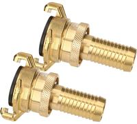 KOTARBAU® Set de 2 raccords rapides 3/4" pour tuyau d'arrosage diamètre 19 mm Rotation à 360