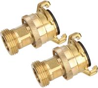 KOTARBAU® Set de 2 raccords rapides mâles 1" pour tuyau d'arrosage Rotatif à 360