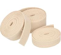 KOTARBAU® Set de 3 mèches plates pour lampes à huile 13, 20, 25 mm 1m coton pour lampes torches de jardin Lanternes tempête