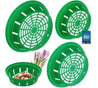 KOTARBAU Set de 3 paniers à oignons 200mm 230mm 260mm Panier à bulbes Plantoir robuste