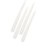 KOTARBAU® Set de 4 bougies de table Bougies pointues pour chandelier Blanc Non parfumé Cadeaux avec parfum agréable Aromathérapie Bougies de décoration