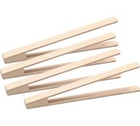 KOTARBAU® Set de 4 pinces en bois L'outil parfait pour la gastronomie pour les cornichons, la choucroute et les champignons