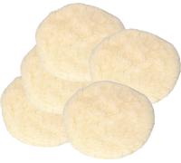 KOTARBAU® Set de 5 bonnets en Laine pour le polissage ⌀ 125 mm Bonnet de polissage