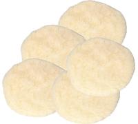 KOTARBAU® Set de 5 bonnets en Laine pour le polissage ⌀ 150 mm Bonnet de polissage