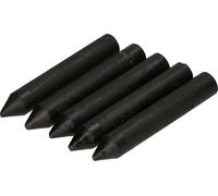 KOTARBAU® set de 5 craies grasses de marquage résistantes à l'eau Noires pour le marquage industriel