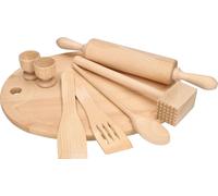 KOTARBAU® Set de cuisine 8 pièces Set d'ustensiles de cuisine en bois Accessoires de cuisine pratiques