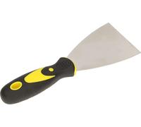 KOTARBAU® Spatule de peintre en acier inoxydable 80 mm Spatule de plâtrier Spatule universelle Gratte pour enlever Couteau à palette avec manche en caoutchouc