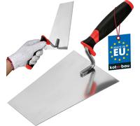 KOTARBAU® Spatule trapézoïdale professionnelle en acier inoxydable 180 mm Polie Soft