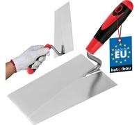 KOTARBAU® Spatule trapézoïdale professionnelle en acier inoxydable 200 mm Polie Soft