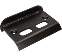 KOTARBAU® Support de butée 150 x100 x 67 mm Noir A visser Support de sortie Arrêt de porte Plaque de sortie Sabot de sortie Butée de porte Ferrure de sol