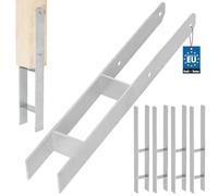 KOTARBAU® Support de Poteau À Sceller, Support Poteau Bois en H 70x600 mm