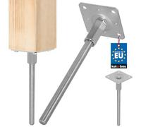 KOTARBAU® Support de poteau réglable en hauteur 110 x 110 mm, filetage M20