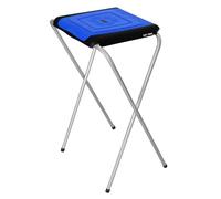 KOTARBAU® Support pour sac poubelle à 1 compartiment - 33 x 45 x 85 cm - Bleu - En métal et plastique