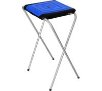 KOTARBAU® Support pour sacs poubelles 1 compartiment Poubelle 33 x 45 x 85 cm Bleu Support pour sacs Métal Support pour sacs poubelles en plastique Support pour sacs poubelles Support pour sacs poubel