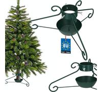 KOTARBAU® Support pour sapin de Noël avec réservoir d'eau Vert décoratif Support pour sapin de Noël avec réservoir d'eau Ornement Support pour sapin de Noël Support pour sapin de Noël