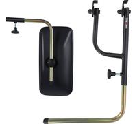KOTARBAU® Support télescopique pour rétroviseur de tracteur Universel réglable 48-71 x 33 cm 1 pièce Aluminium Miroir télescopique Tracteur Bras de rétroviseur