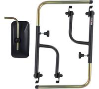 KOTARBAU® Support télescopique pour rétroviseur de tracteur Universel réglable 48-71 x 33 cm 2 pièces Aluminium Miroir télescopique Tracteur Bras de rétroviseur