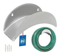 KOTARBAU® Support Tuyau Arrosage Mural | Suspension murale en acier | Enrouleur Mural Tuyau Arrosage | Porte Tuyau Arrosage Mural | Support Mural Tuyau Arrosage | Accroche Tuyau Arrosage