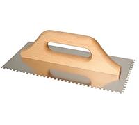 KOTARBAU® Taloche en acier inoxydable 280 x 130 mm avec manche en bois (4 x 4 mm)