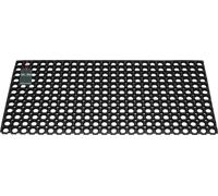 KOTARBAU® Tapis de sol en caoutchouc ajouré Tapis de propreté Tapis de porte Noir Dimensions résistantes 50 x 100 cm