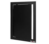 KOTARBAU® Trappe de révision 20 x 30 cm - Pour cloison sèche - En plastique - Noir - Clapet d'entretien - Clapet de service - Clapet de nettoyage