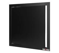 KOTARBAU® Trappe de révision 35 x 35 cm - Pour cloison sèche - En plastique noir - Clapet d'entretien - Couvercle de service - Trappe de révision