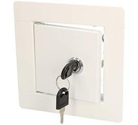 KOTARBAU® Trappe de Visite 10 x 10 cm en métal Blanc Trappe d'inspection Visite placo Plafond Trappe comble trappes