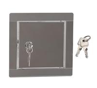 KOTARBAU® Trappe de visite 10 x 10 cm Trappe d'inspection avec clé en acier inoxydable Argenté trappe visite placo plafond